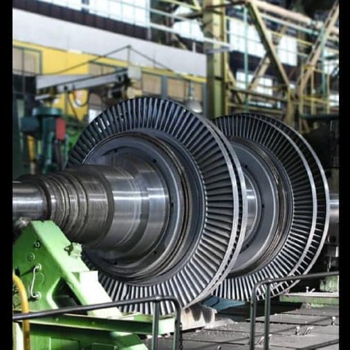 Turbine rotor at partner facility